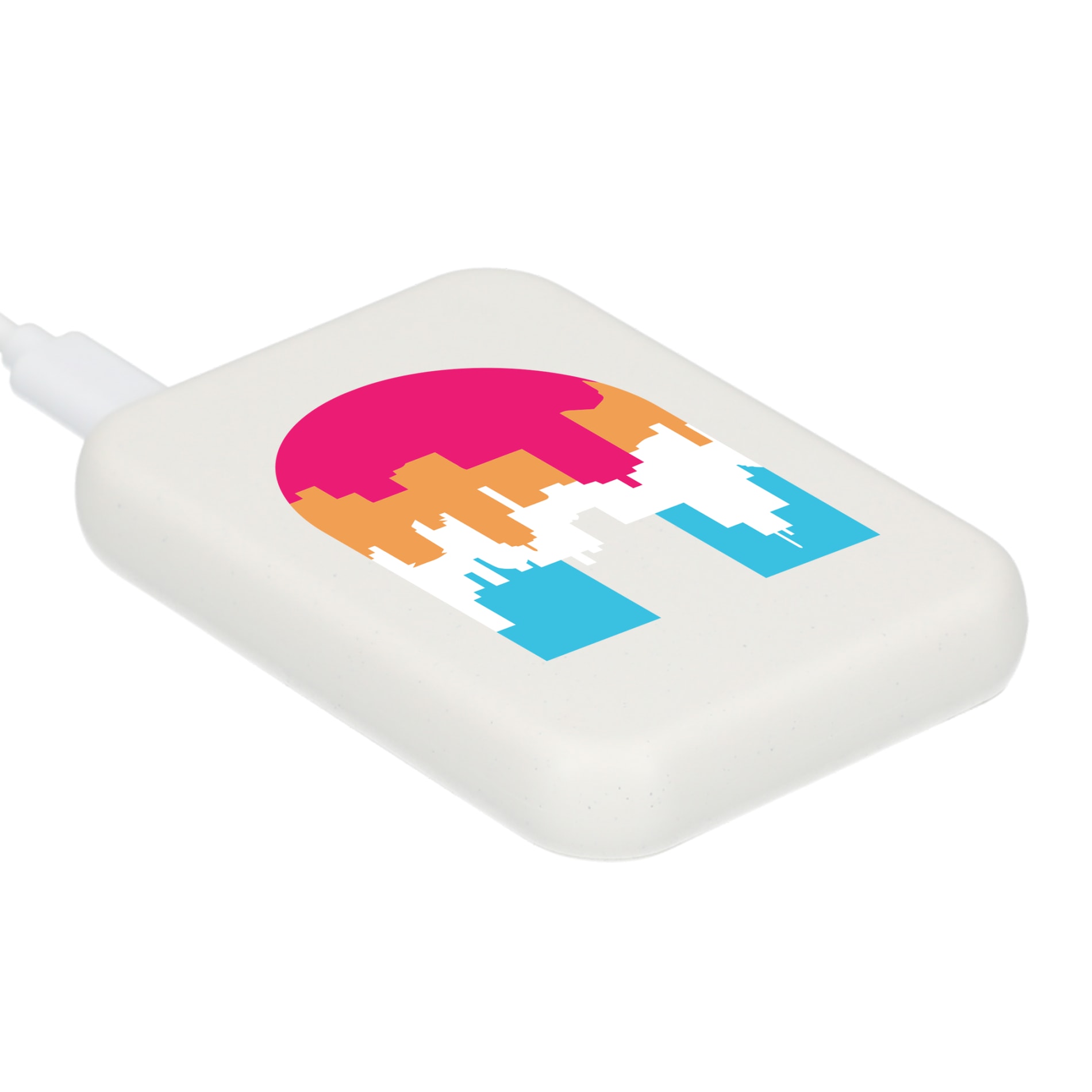 Recycled ABS 3000 mAh Wireless Power Bank 43