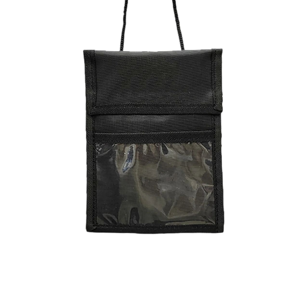 Zippered Neck Wallet with Clear Display Pocket 8