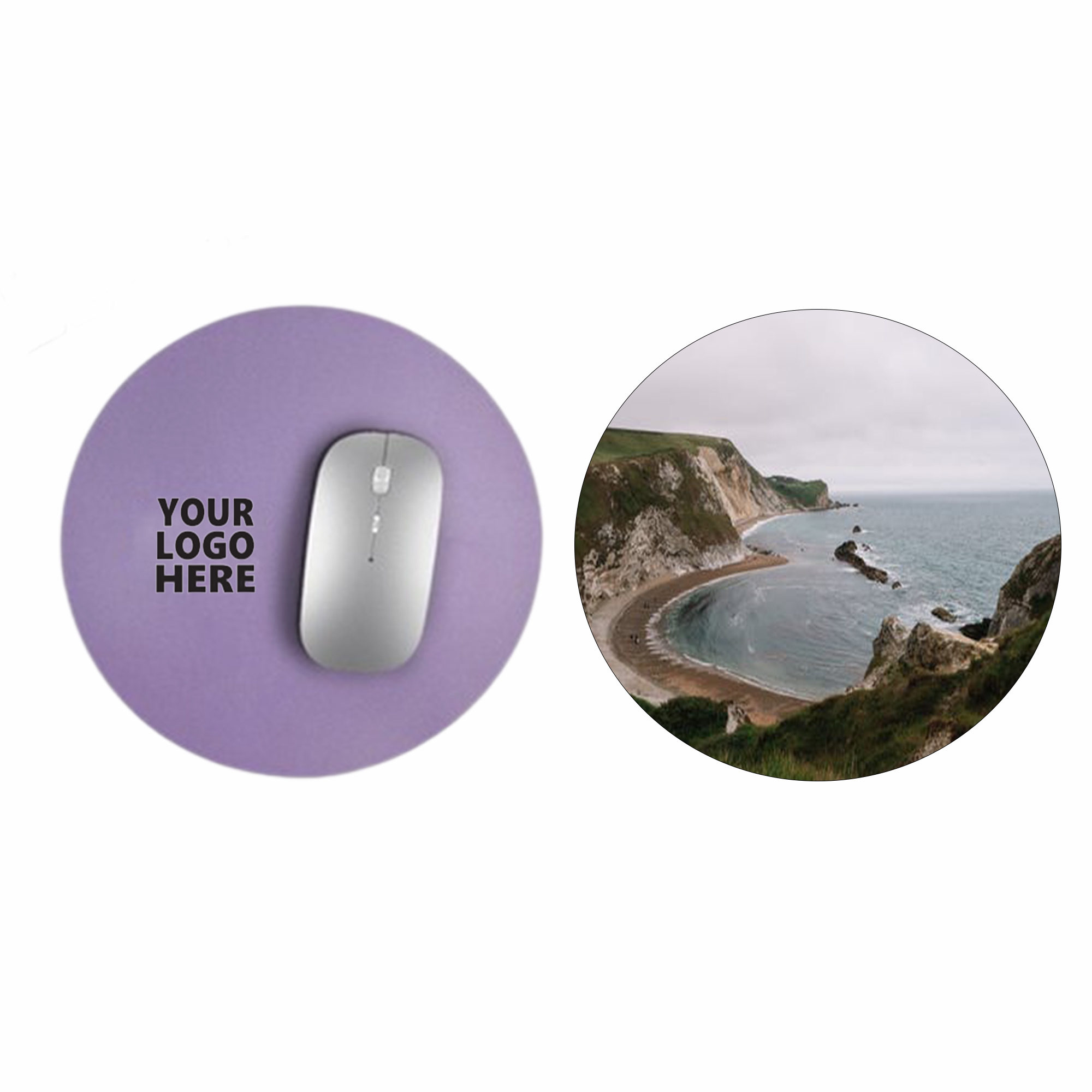 Custom Round Mouse Pads MOQ 10pcs 5