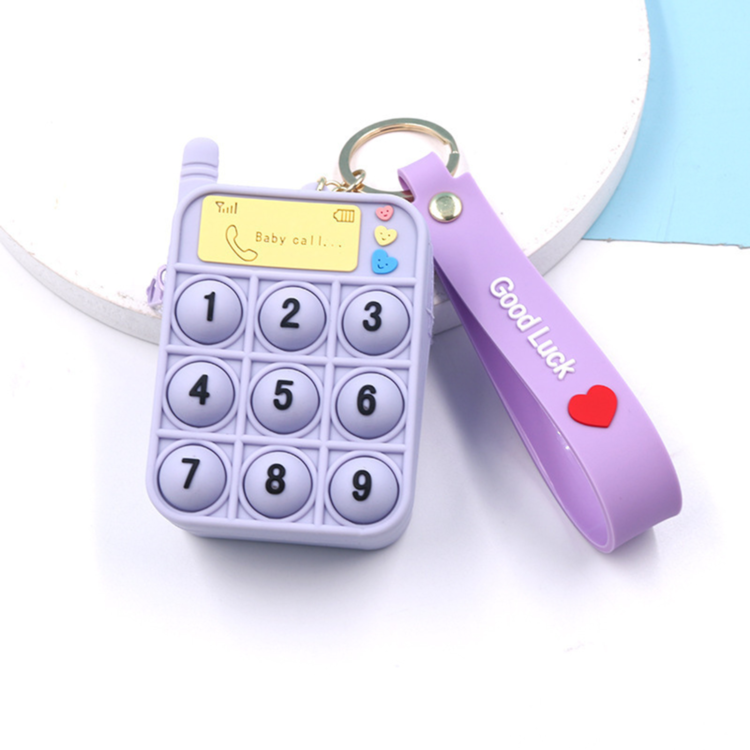 Calculator Shape Push Pop Bubble CoinPurse Fidget Toy 3