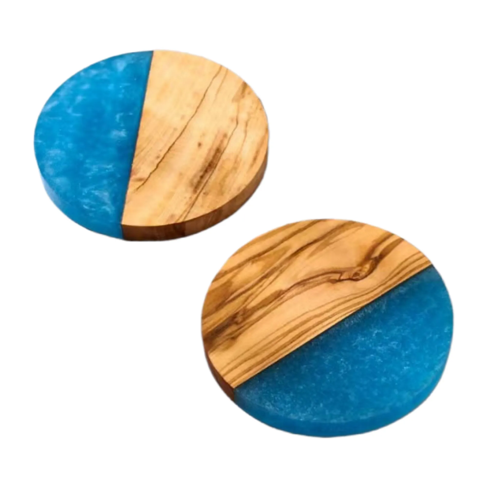 Round Resin Wood Coasters 3