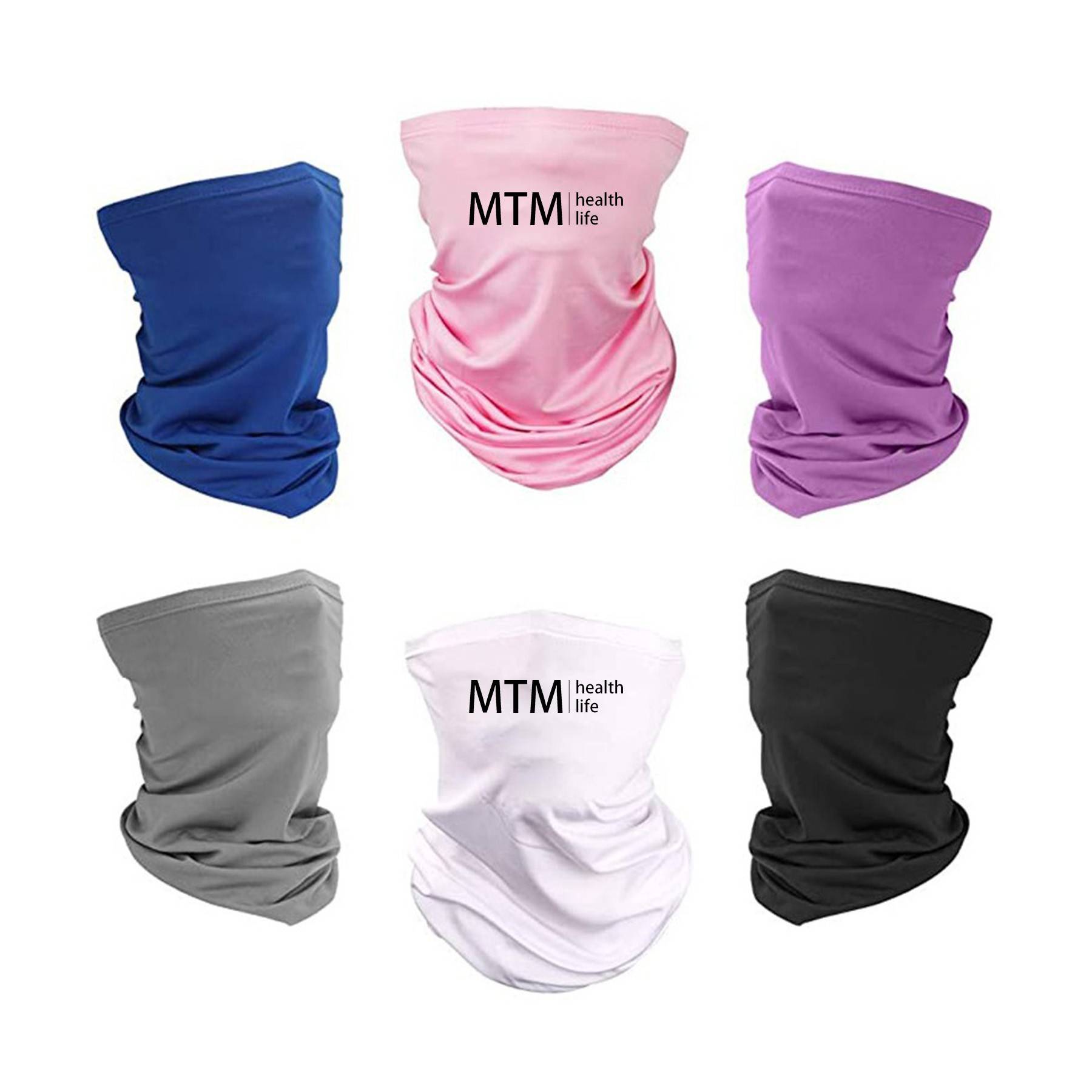 Solid Color Bandanna Face Mask 5