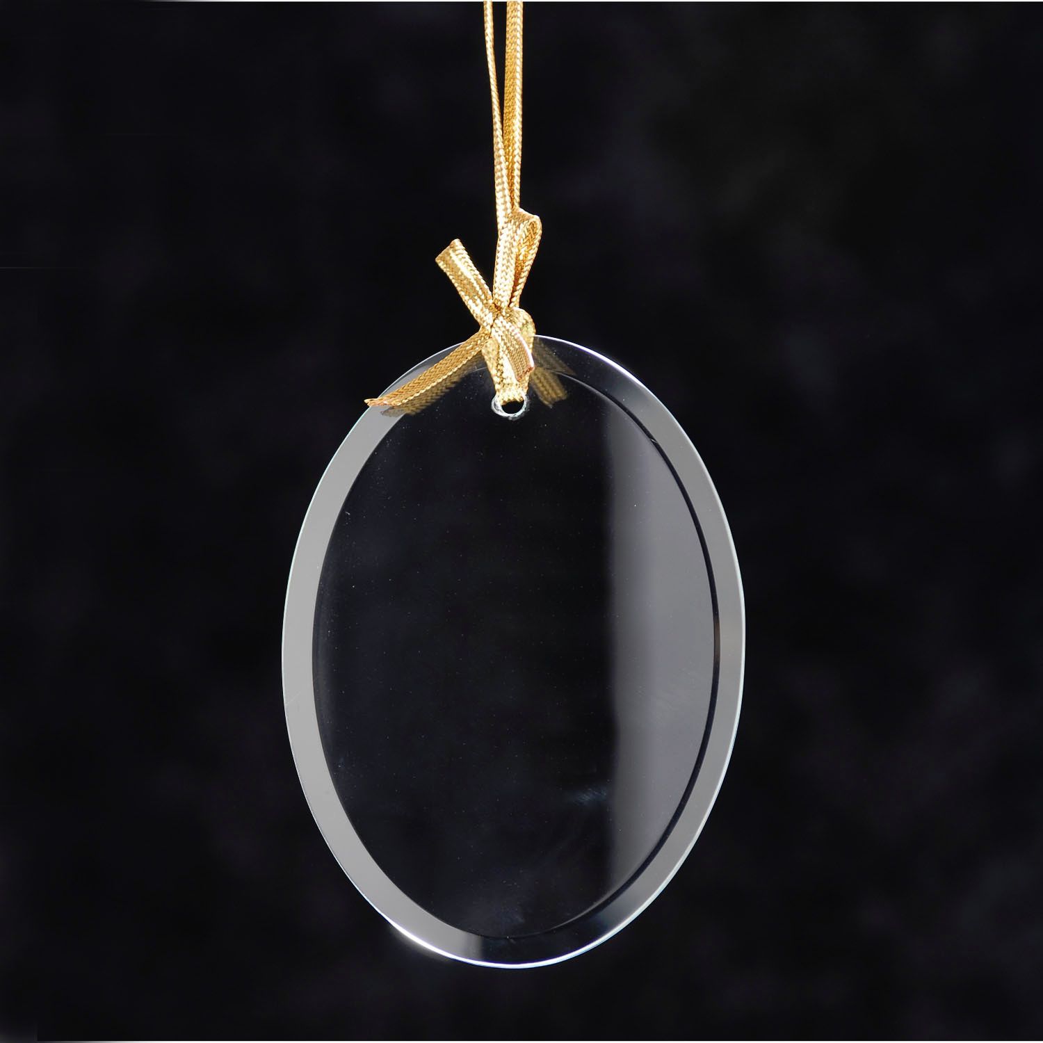 Oval Jade Glass Ornament 2