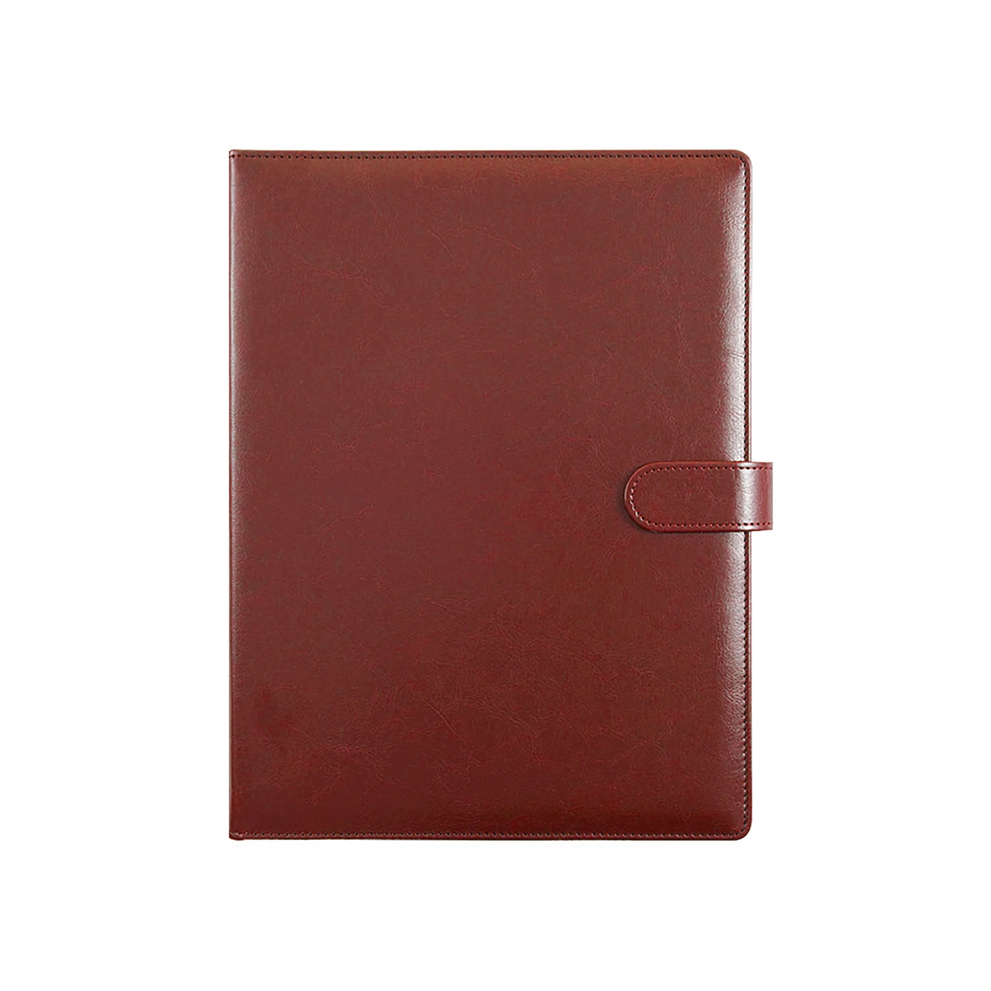 MOQ 40 A4 Leather File Organizer with Magnetic Closure 10