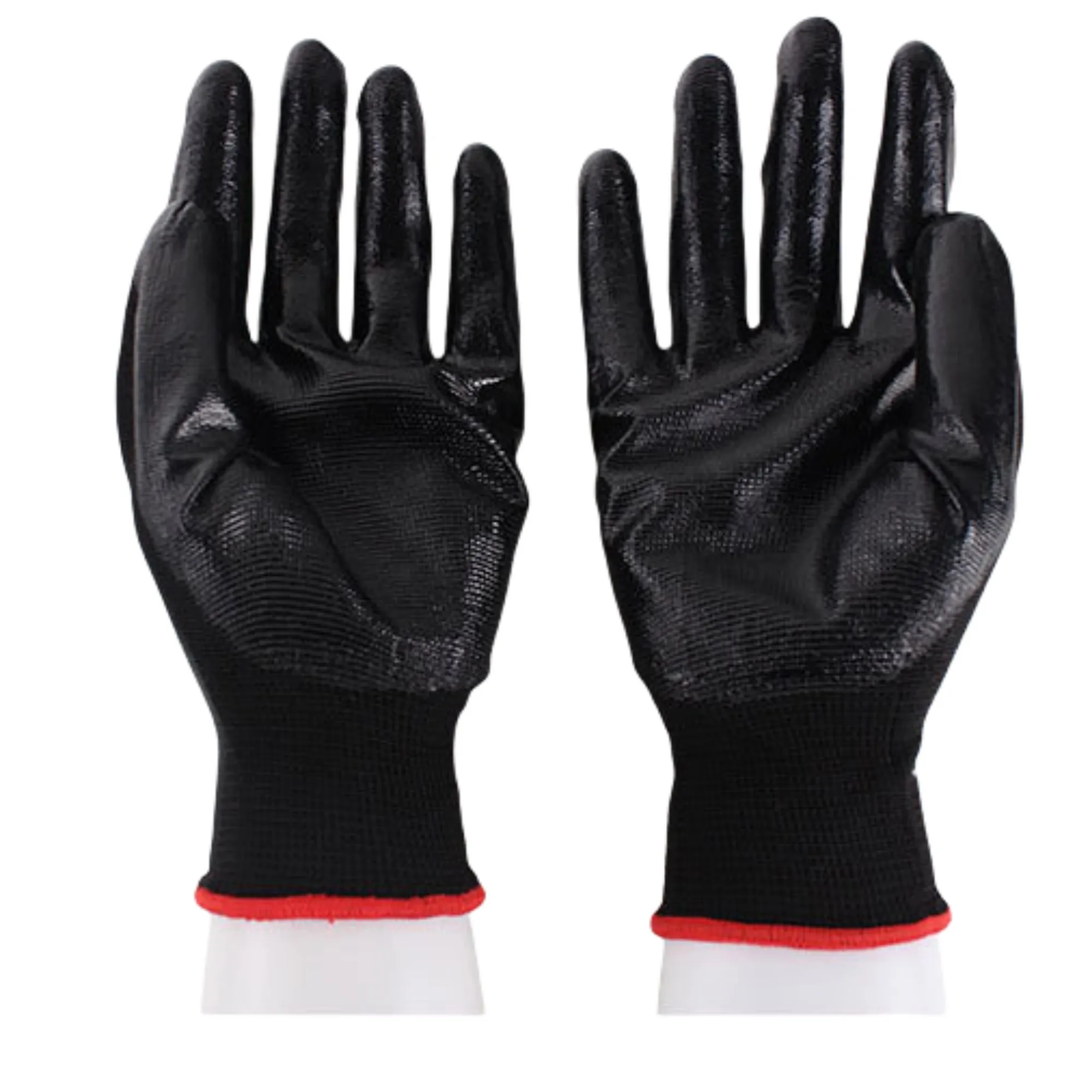 Heavy-Duty Safety Gloves - Nitrile Grip 9