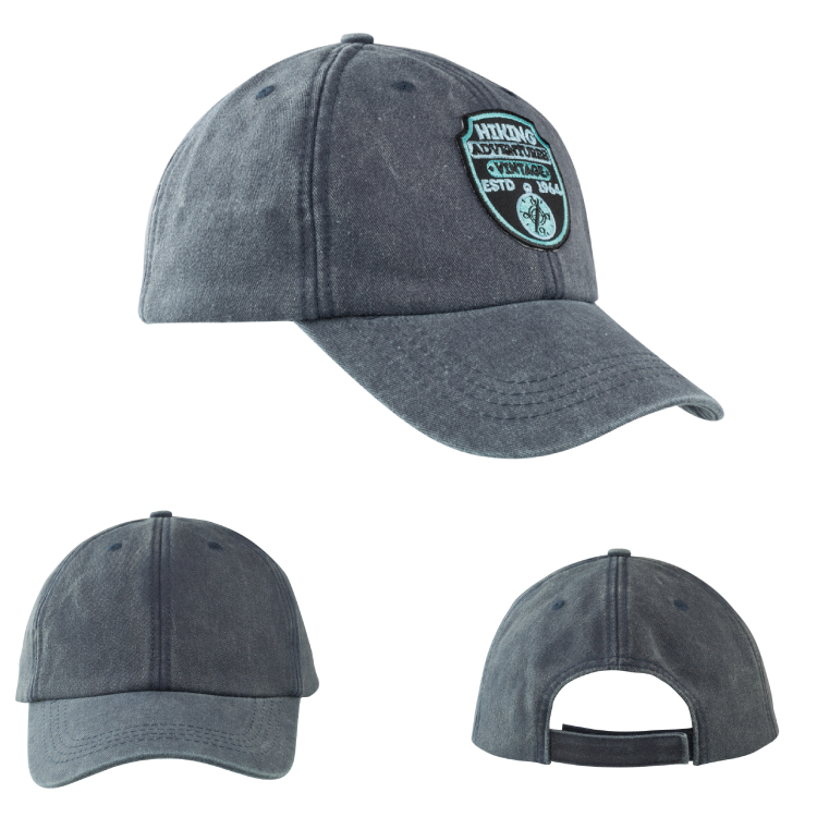 Lynx Washed Cotton Baseball Cap - Embroidery 2