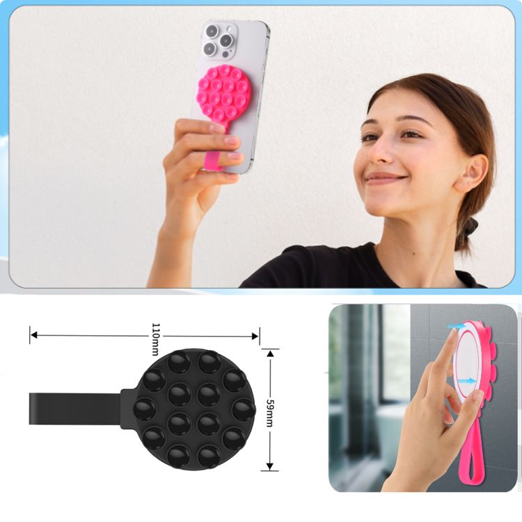 Magnetic Silicone Suction Phone Mount 2