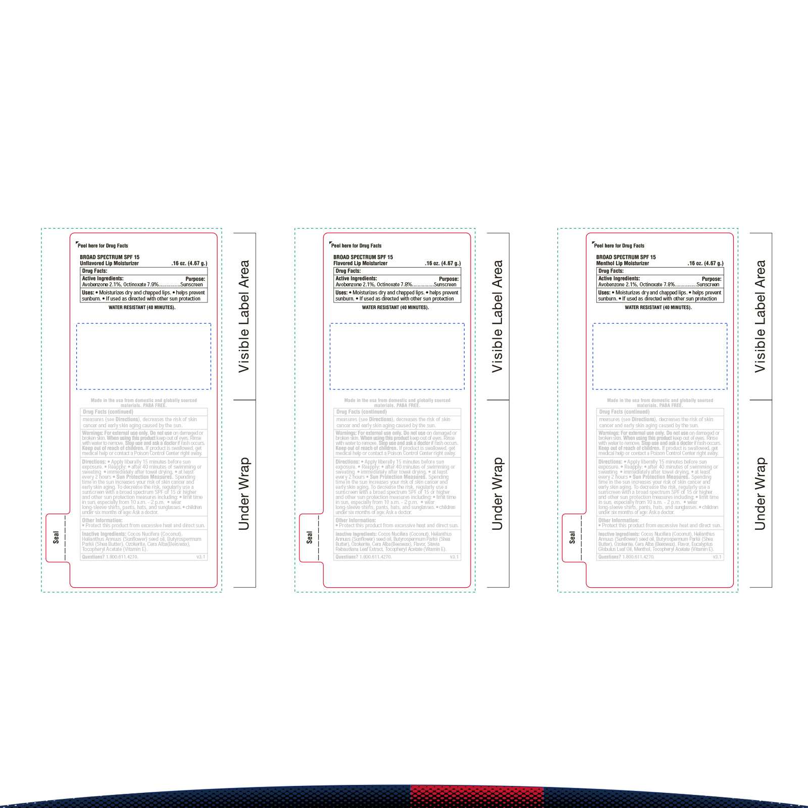 Hydriss SPF 15 Lip Balm In White Oval Tube 1