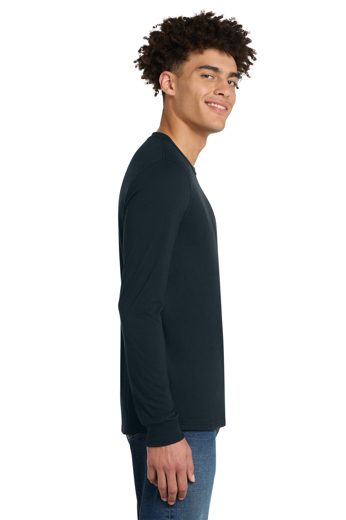 District Perfect Tri Long Sleeve Tee . DM132 44
