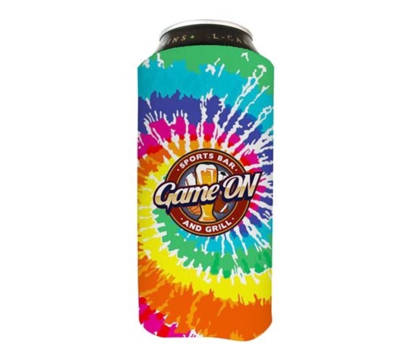 Full Color Slim Foam Can Cooler, 16 oz., custom koozie with logo imprint 3