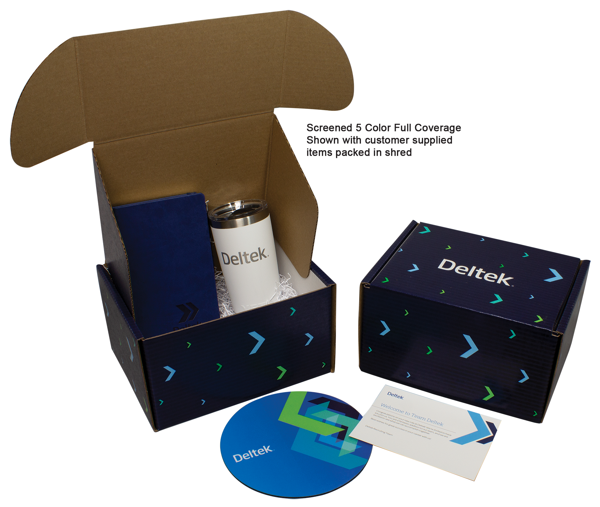 10" x 8" x 6" - B-Flute Outside Tuck Box 1