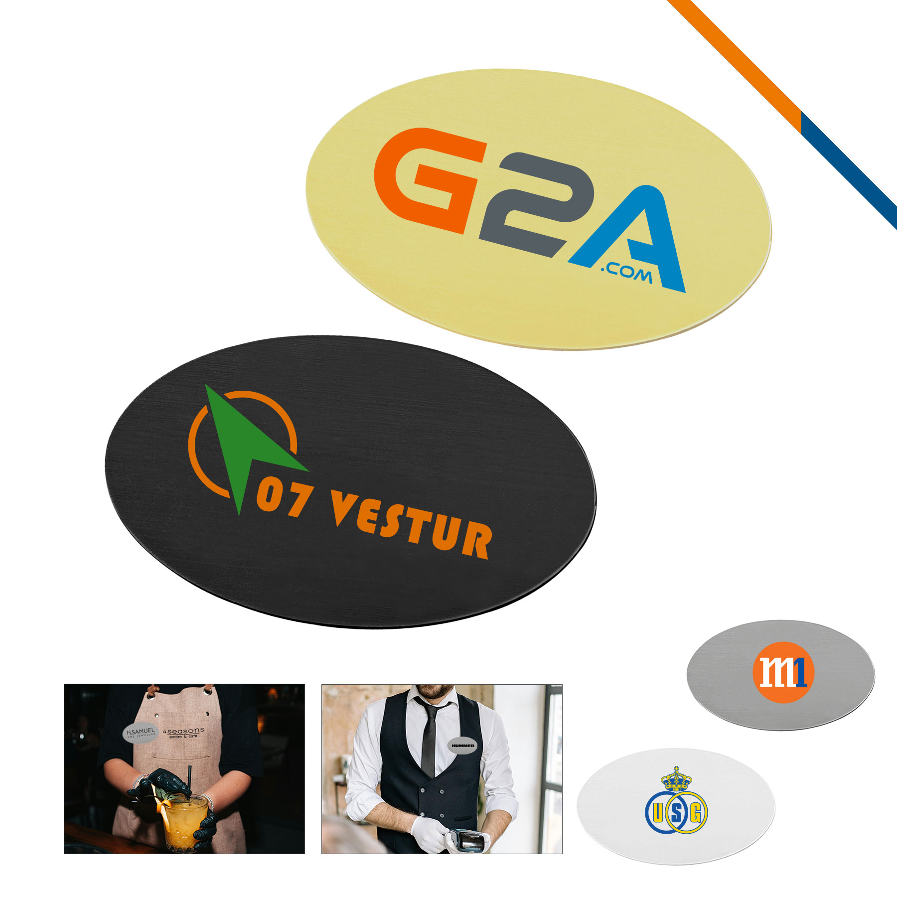 Zerea Plastic Name Badge 5