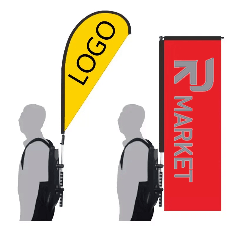 Feather flag backpacks 1