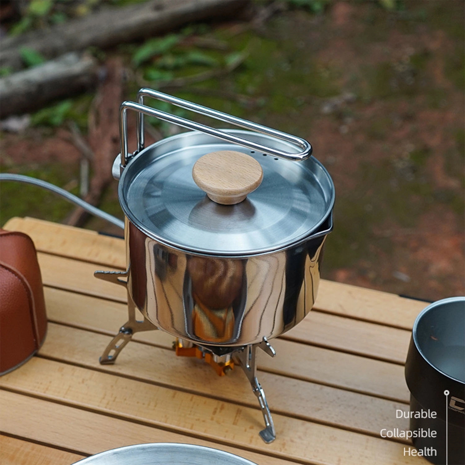Outdoor Stainless Steel Kettle Pot 3