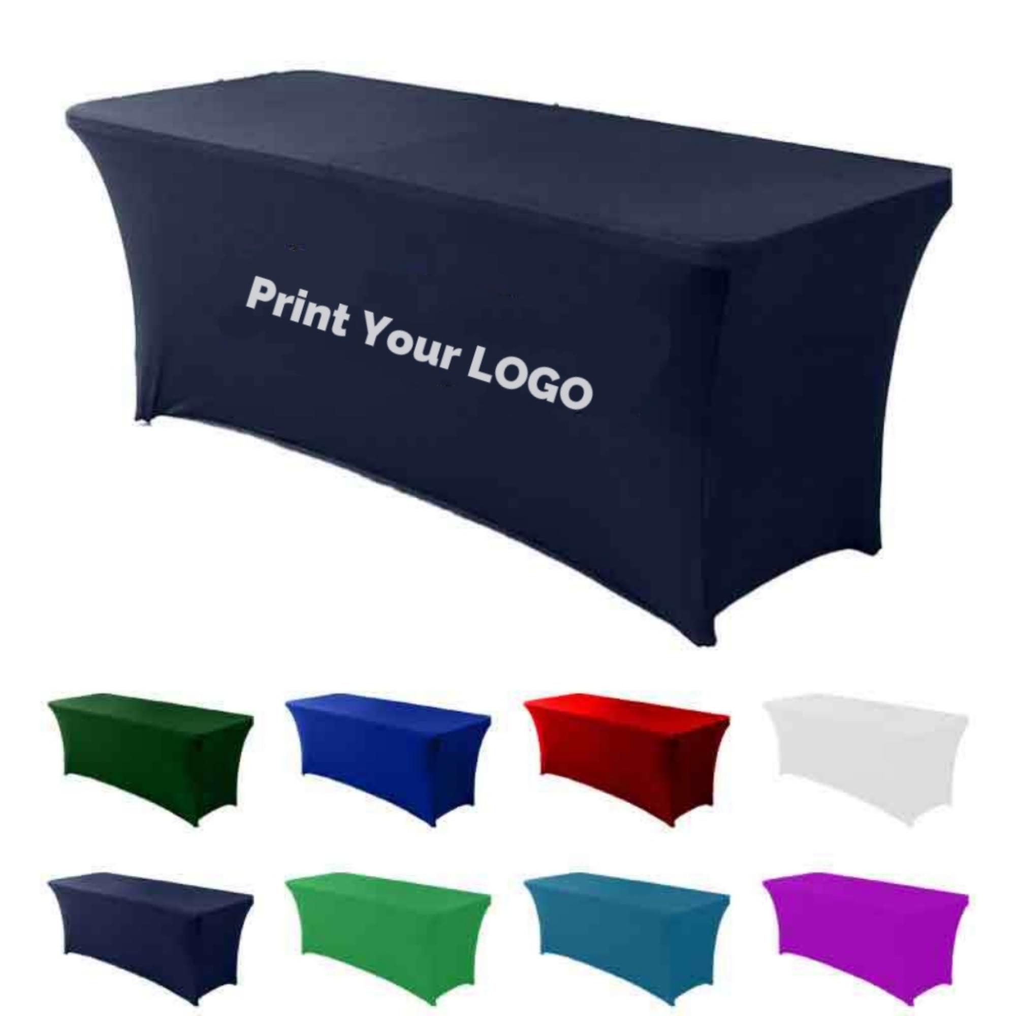 MOQ:1pc Custom Stretch Trade Show Table Cloth 3