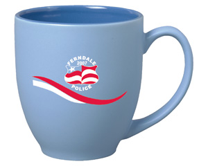 15 oz. Blue Bistro Matte Pastel Mug