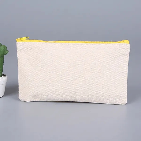 Chroma Zip Cotton Pouch - 5-1/2" x 11" 3
