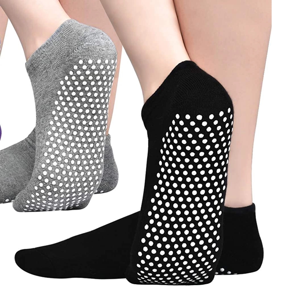 Non Skid Grip Women Floor Socks 2