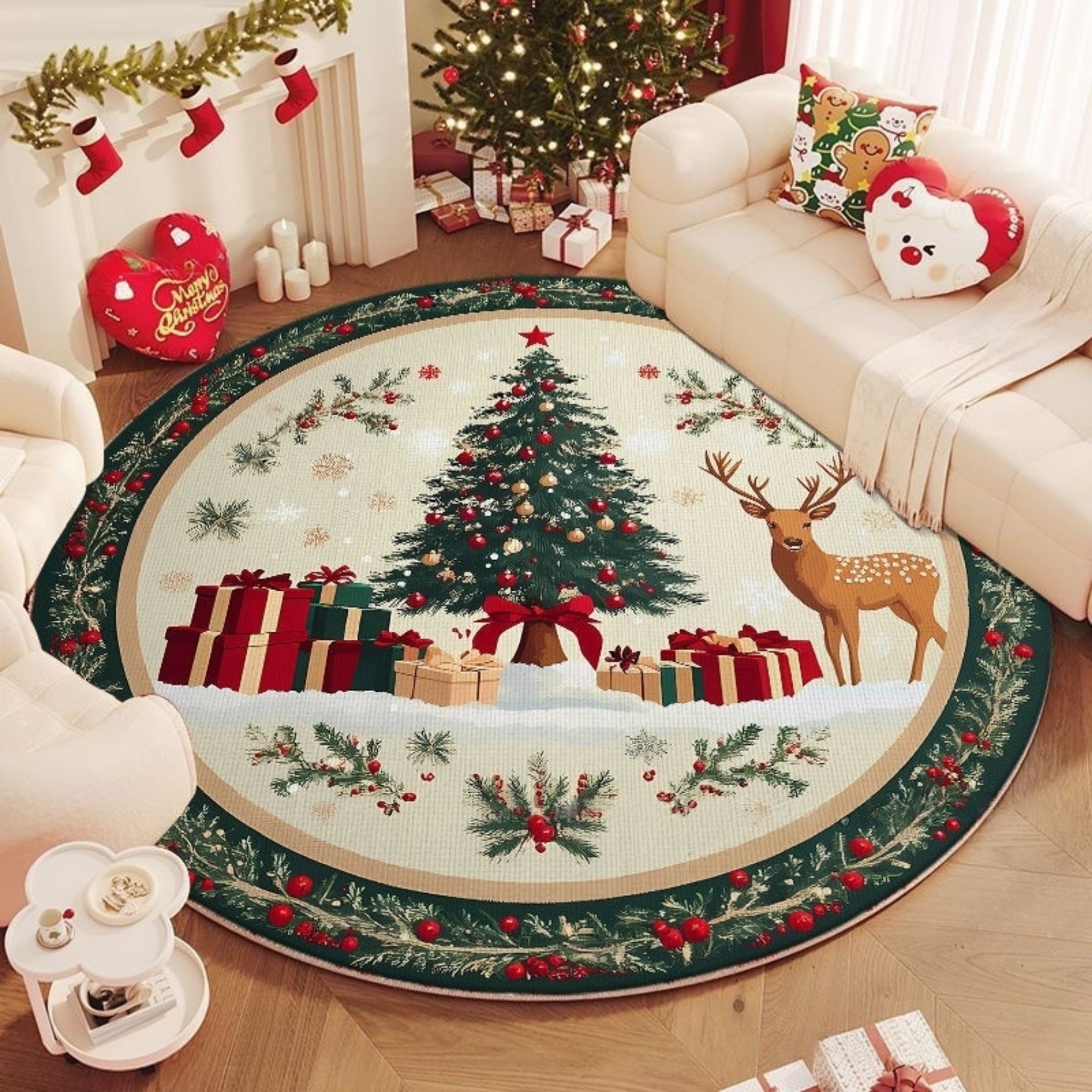 Christmas Floor Mat Holiday rug 6