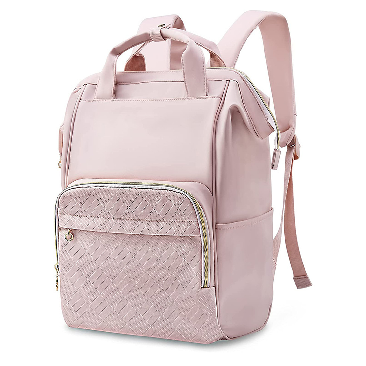 Wide Open Polyester Laptop Backpack 7