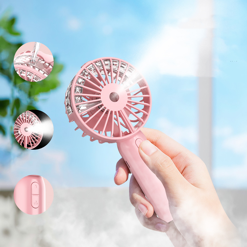 Rechargeable Handheld Misting Fan 6