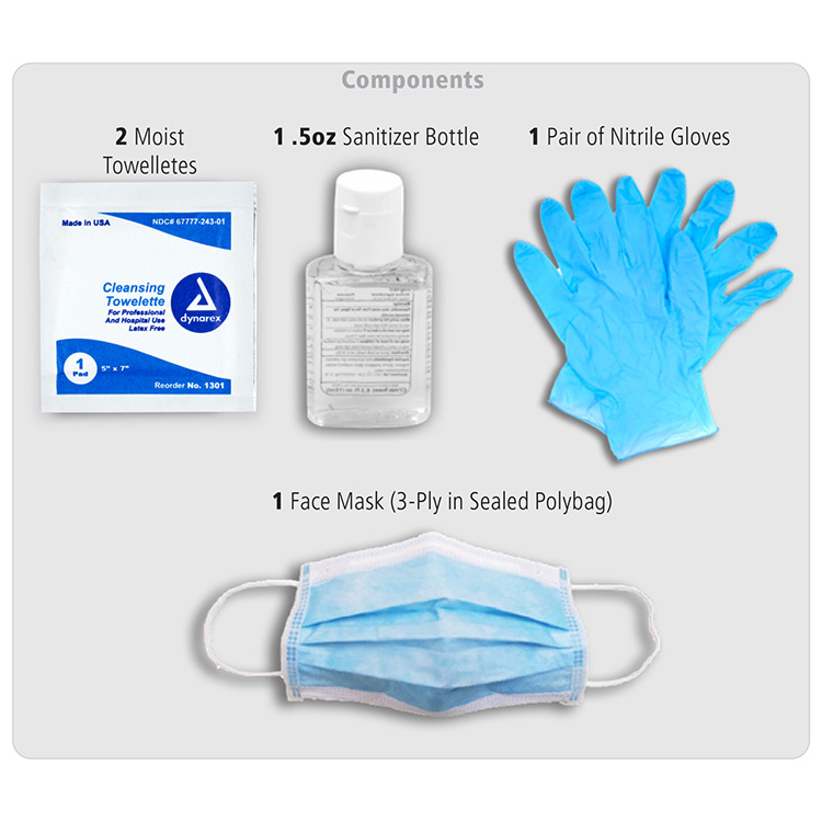 "Tethys" 6 Piece Take Everywhere Safety Kit 5