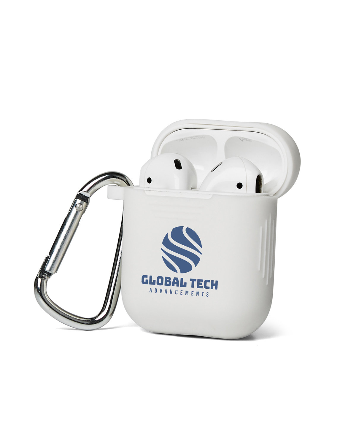 Silicone Earbud Case with Carabiner 4