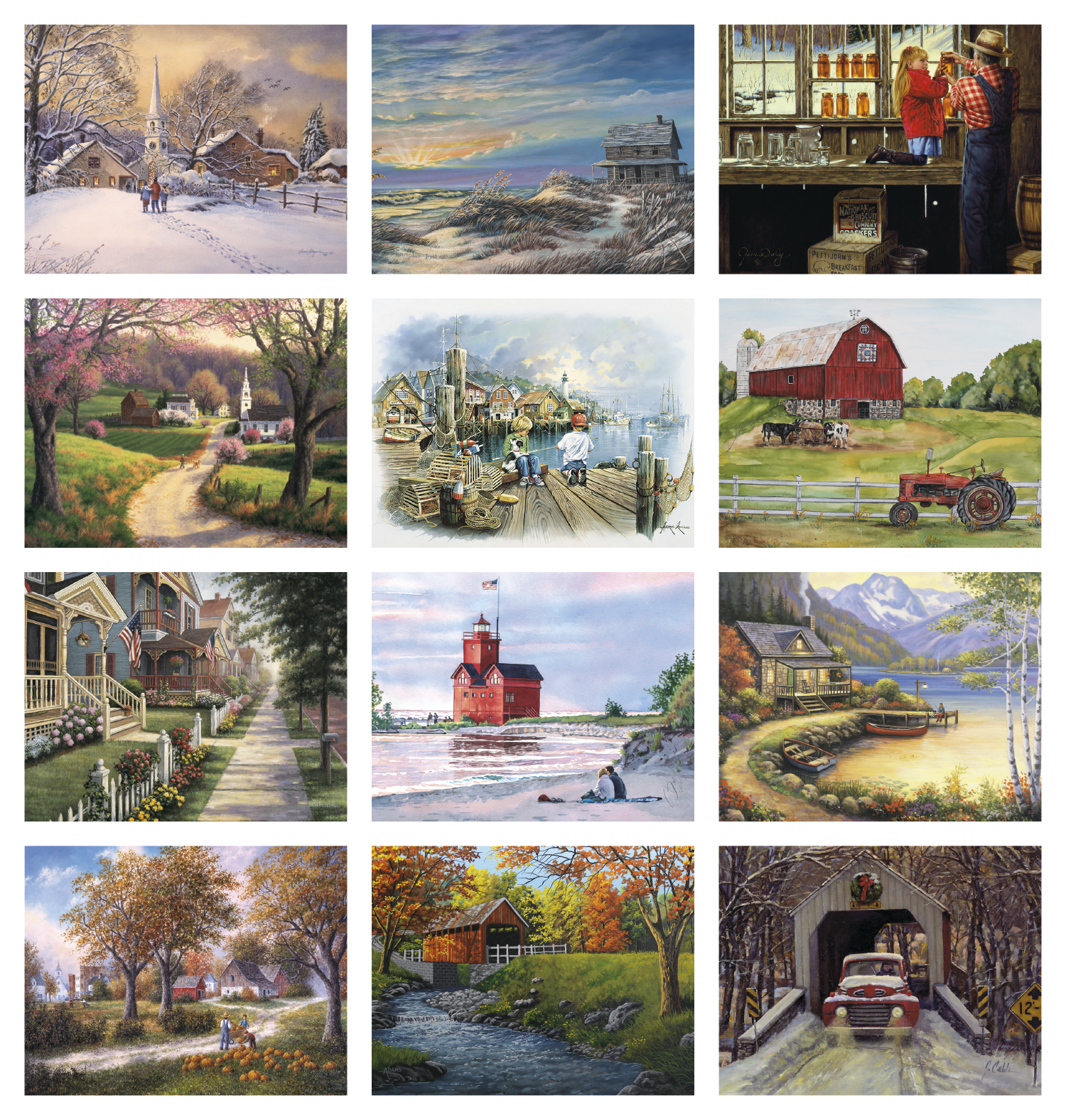 Good Value™ Scenic Memories - Stapled Calendar 62