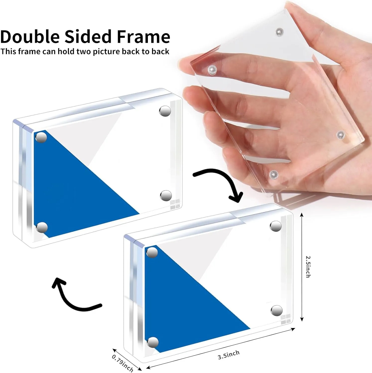 Magnetic Acrylic Photo Frame Stand 4