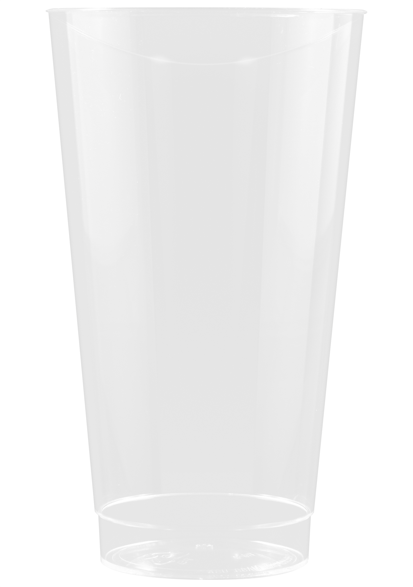 16 oz Hard Plastic Smooth Cup Clear Hi-Speed Print 3