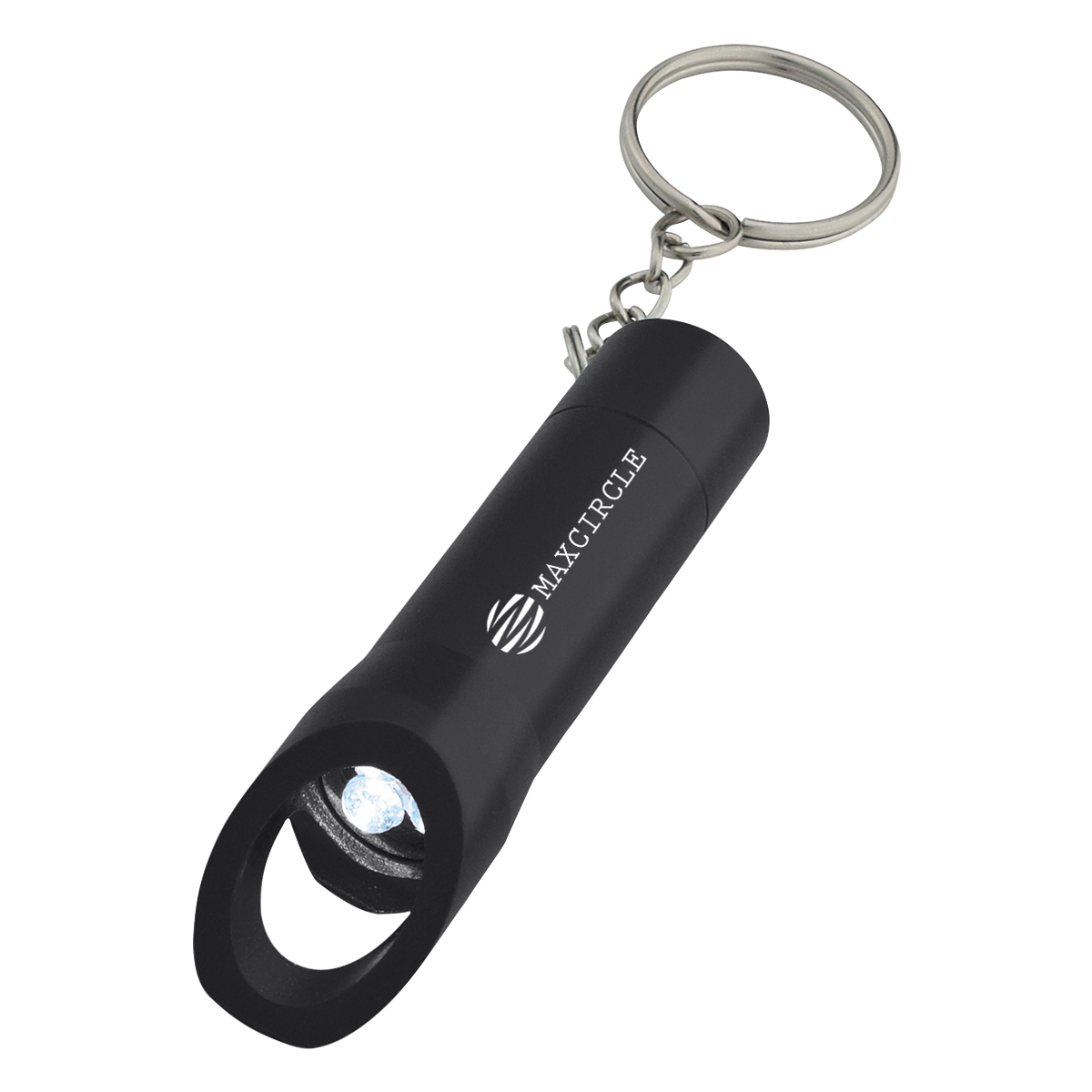 Aluminum LED Flashlight With Bottle Opener 2