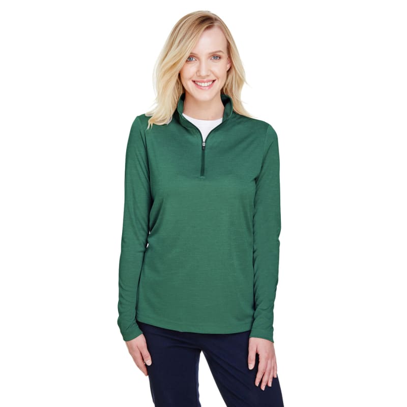 Team 365 Ladies' Zone Sonic Heather Performance Quarter-Zip 16