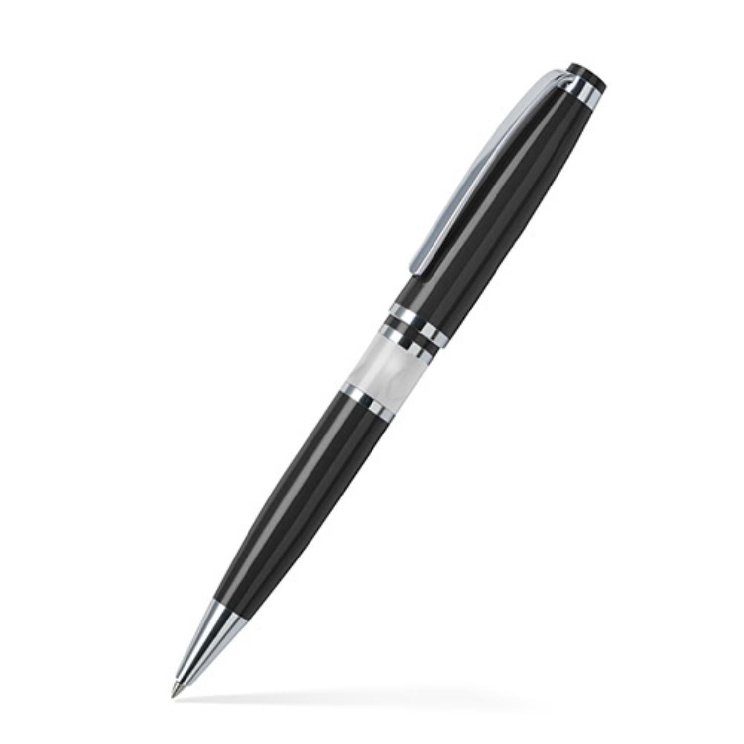 Resin Accented Brass Ballpoint Twist Metal Pen 23