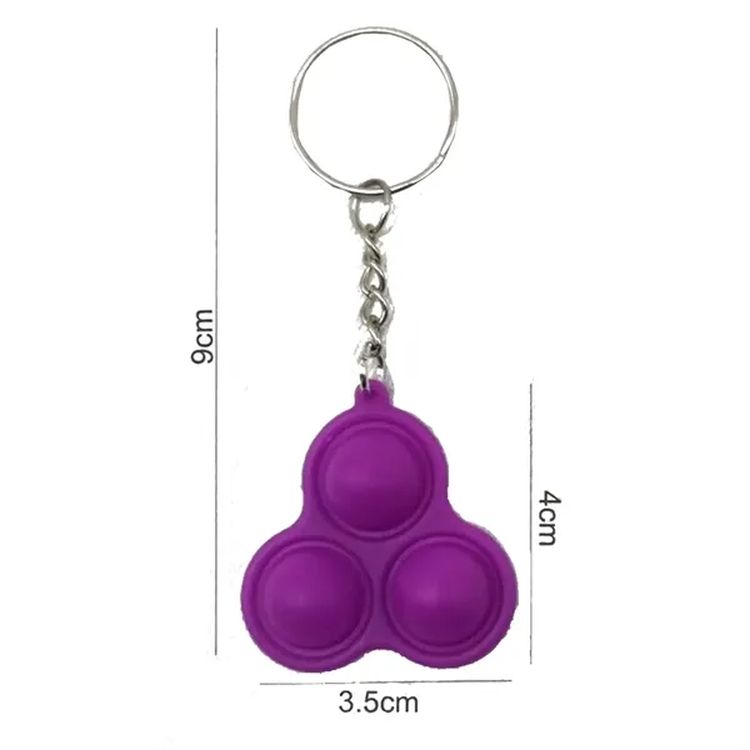 Mini Pop-It Fidget Bubble Keychain 3