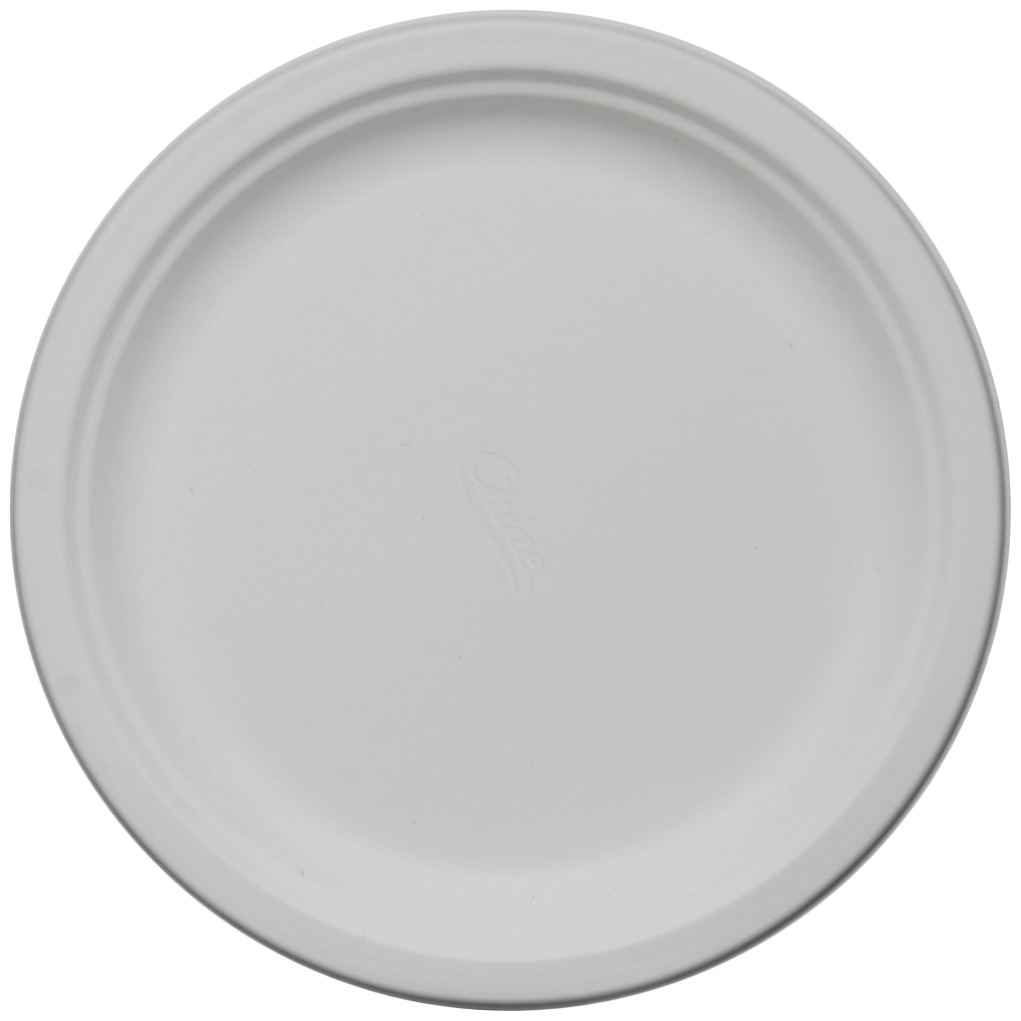 10.000" Eco Molded Fiber Plate Round Tradition Print 5