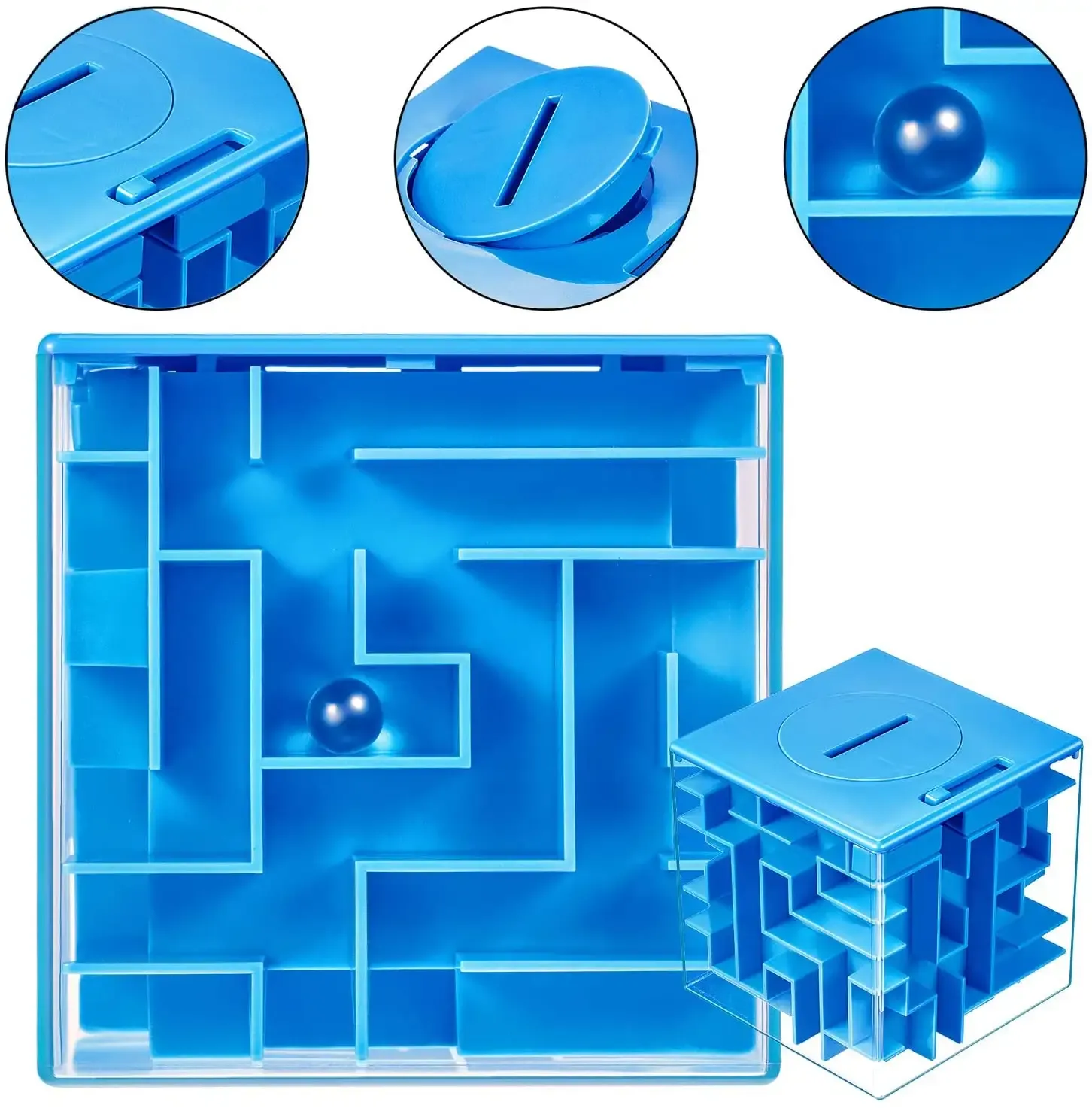 3D Puzzle Maze Money Bank Box 5