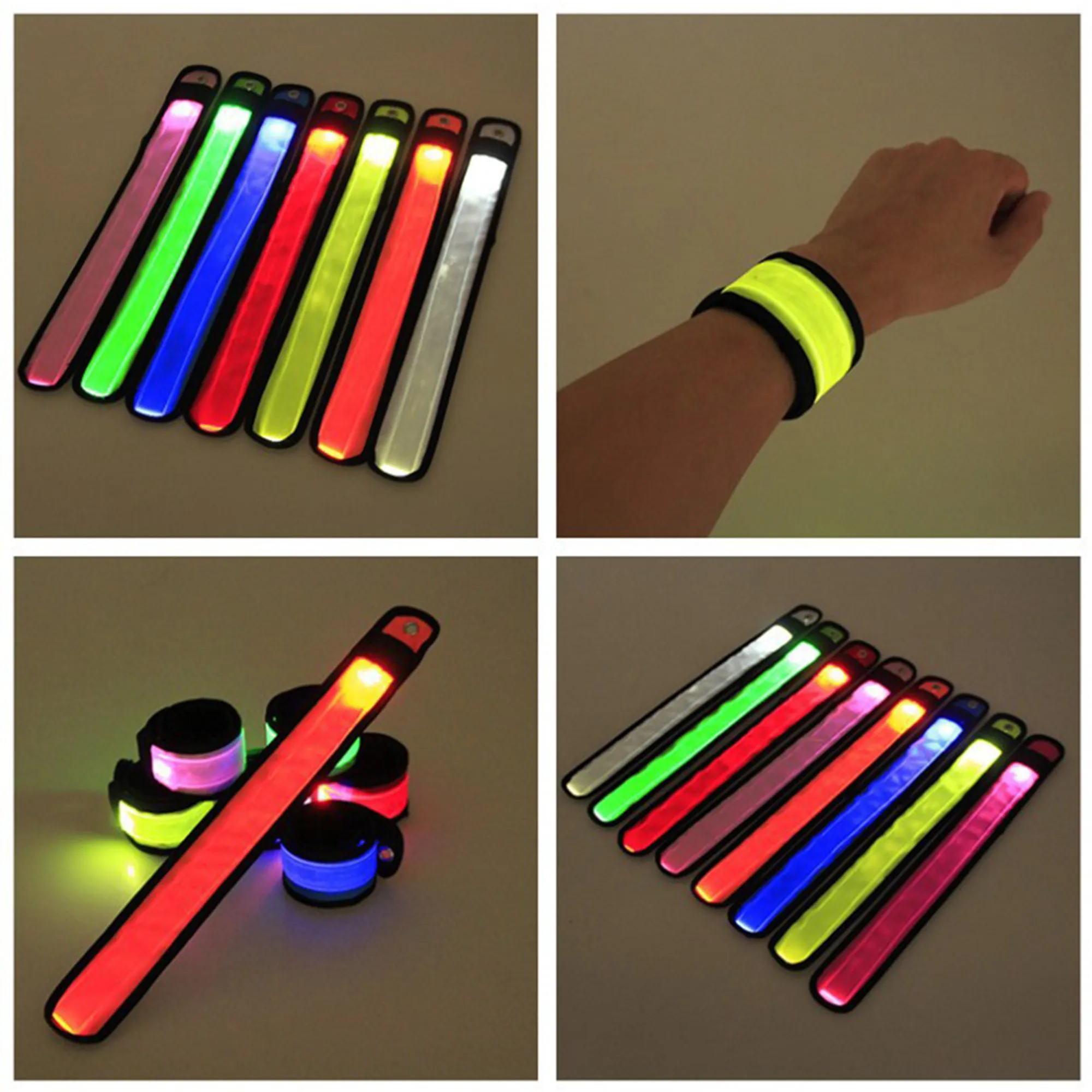 LED Light Up Pet Safety Collar Night 4