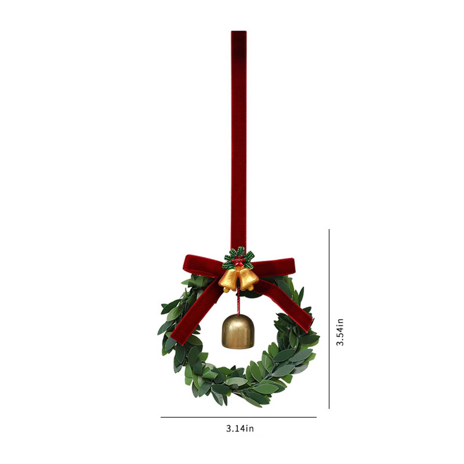 Bell Wreath Christmas Tree Ornament 3