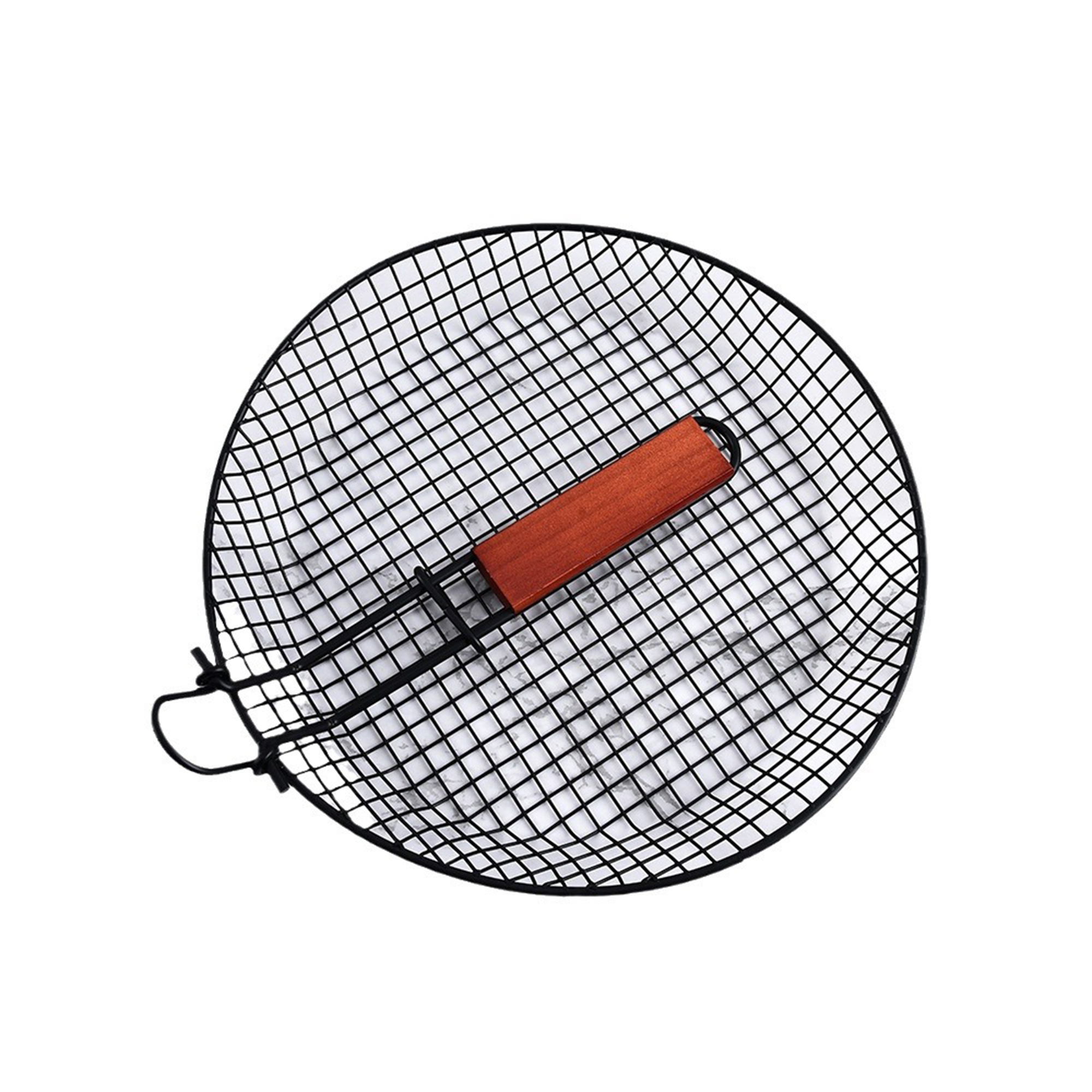 Stainless Steel Outdoor Circular Frying Basket 4