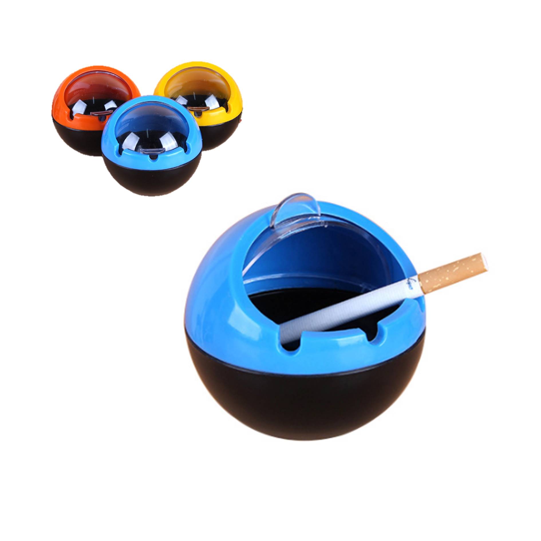 Creative Plastic Spherical Household Ashtray 4