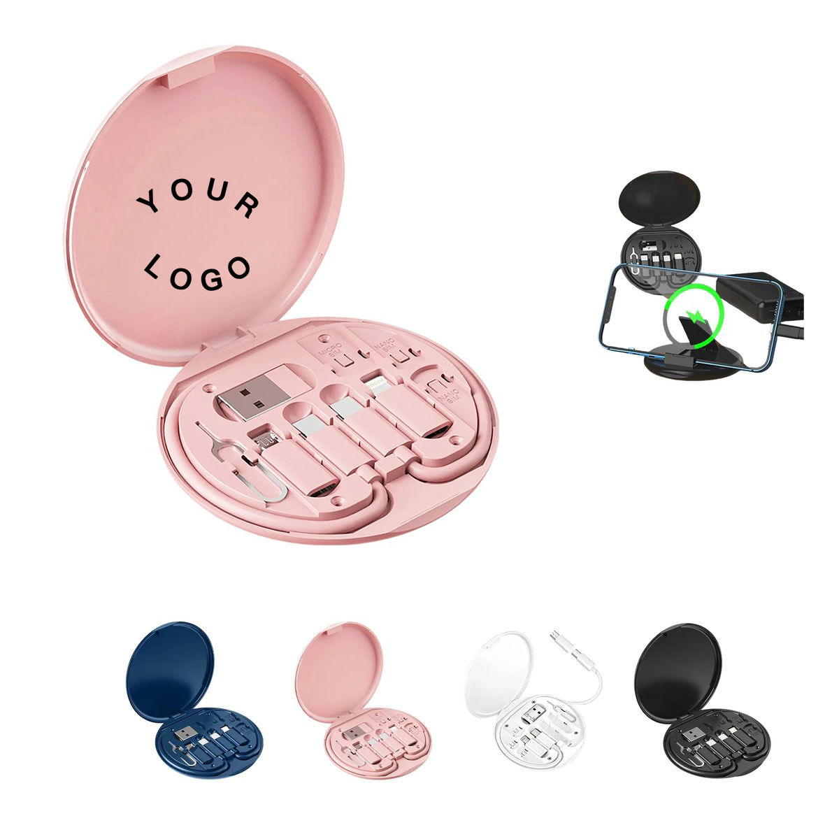 3 in 1 Cable Kit with USB and Type C Ports 3