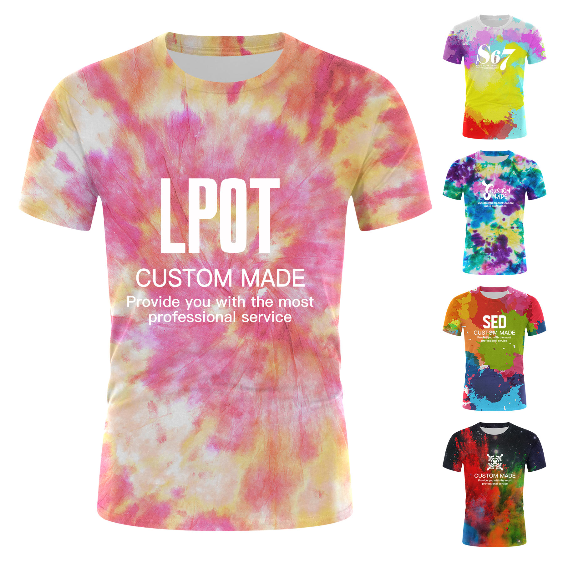 Sublimation Full Color Short Sleeve Tee Shirt 4