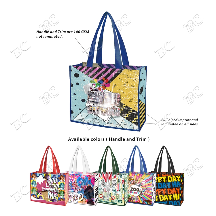 Free Shipping 16 x 12 Small Quantity Custom All Sides Laminated Bag 3