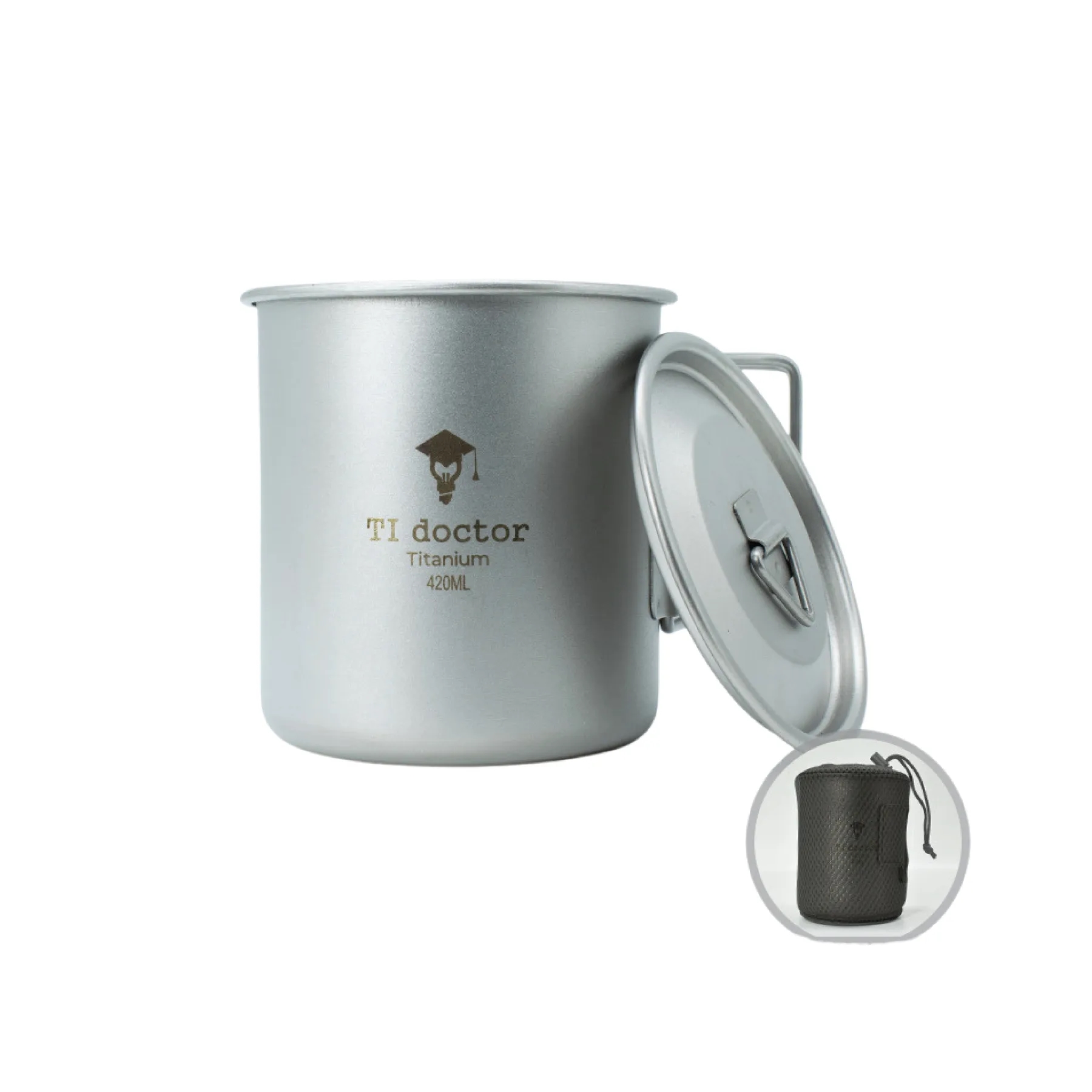 Everest Ultralight Titanium Camping Mug (12oz/14oz/16oz) 3