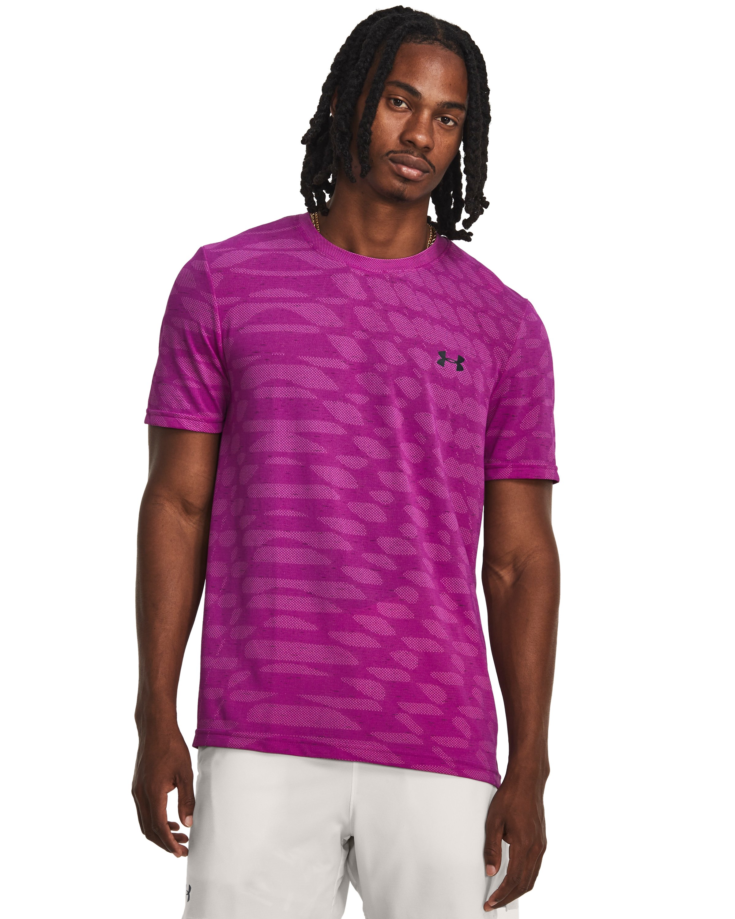 UA Seamless Ripple Men's Short Sleeve 3
