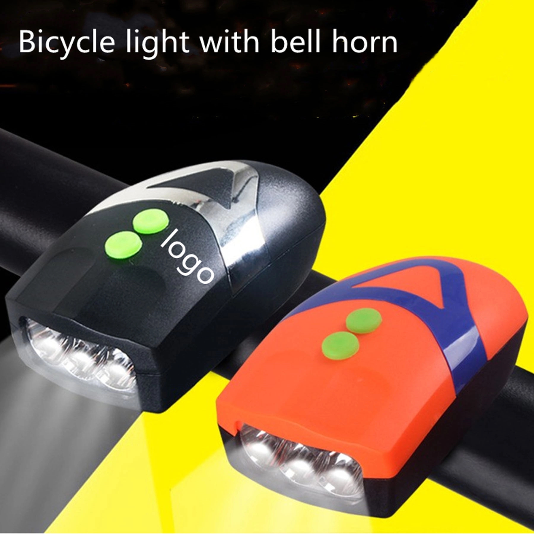 Cycling Headlight With Bell Alarm 3