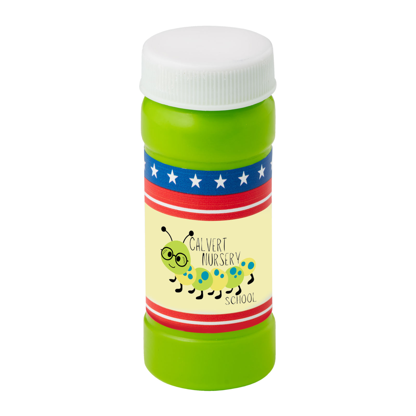 2 oz. Patriotic Bubbles with Full-Color Digital Label 8