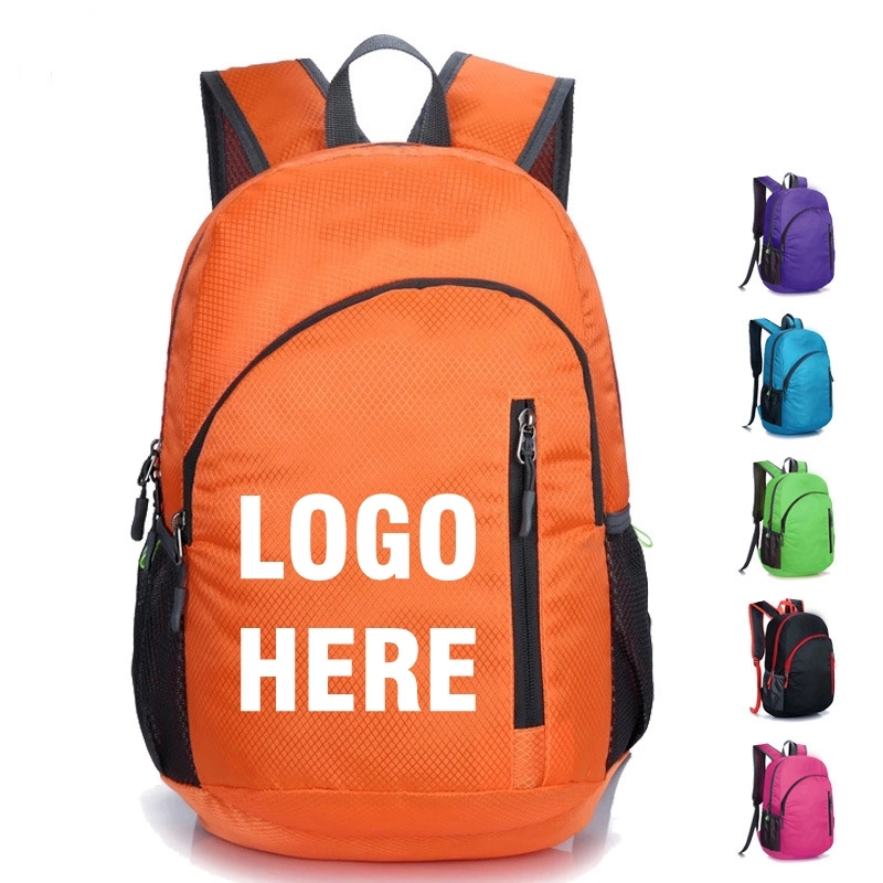 Custom Water Resistant Lightweight Packable Backpack 2