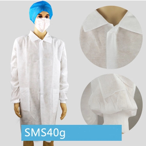 SMS Non-woven Disposable Lab Coats 3
