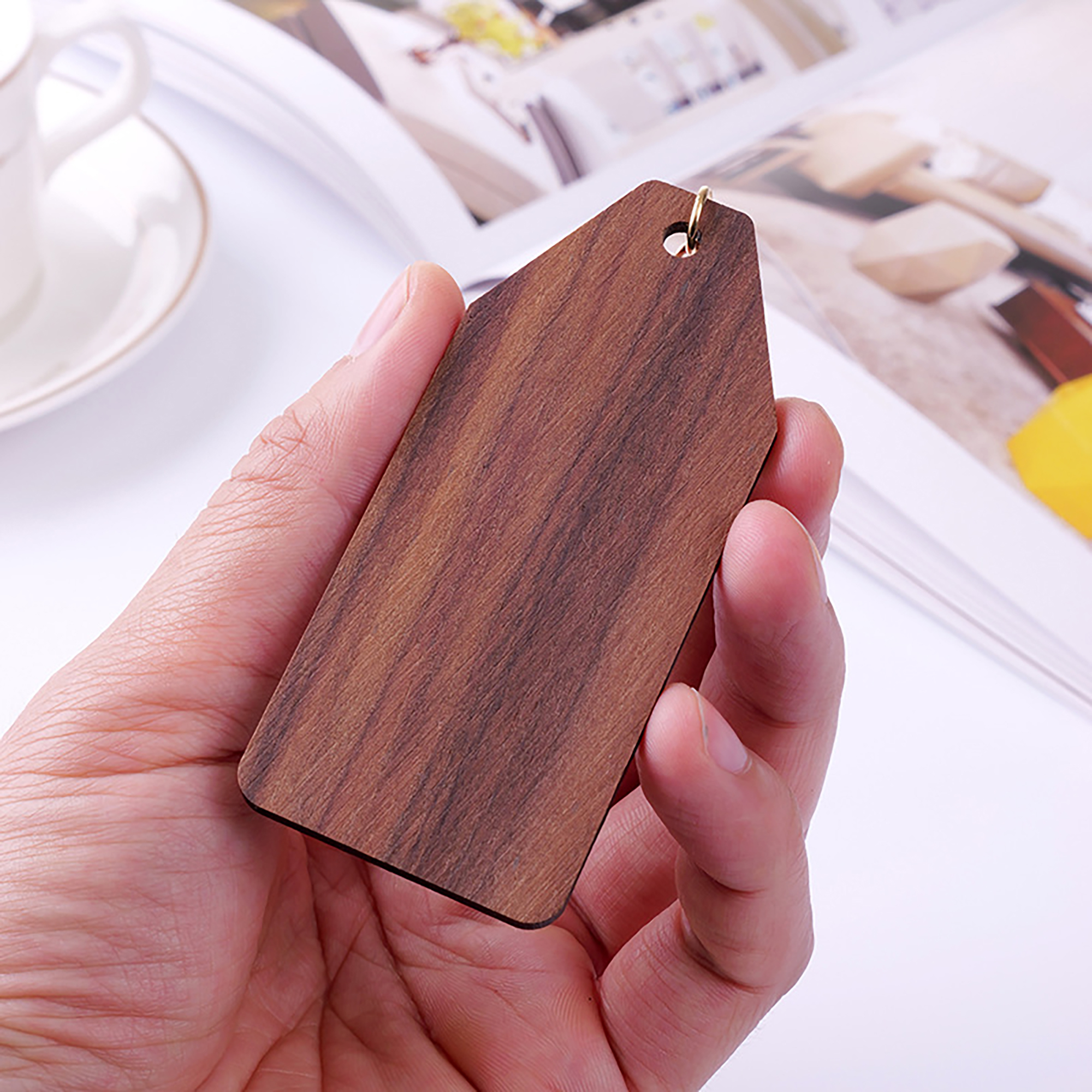 Wooden Key Tag 7